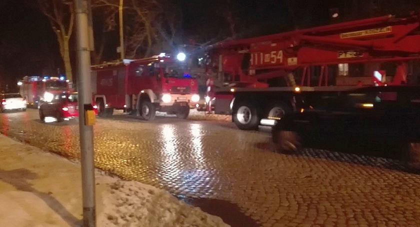 Pożar w bloku na ul. Sienkiewicza