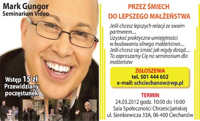 Przez śmiech do lepszego życia – Mark Gungor