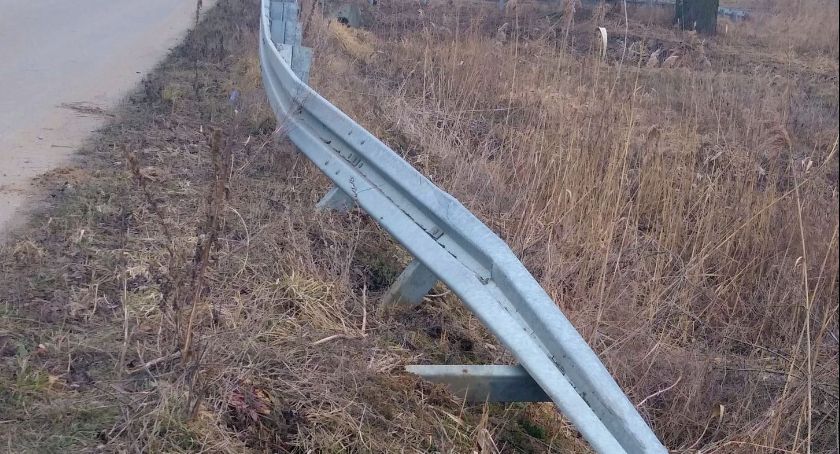 Szukają sprawcy uszkodzenia bariery pod Ciechanowem [zdjęcia]