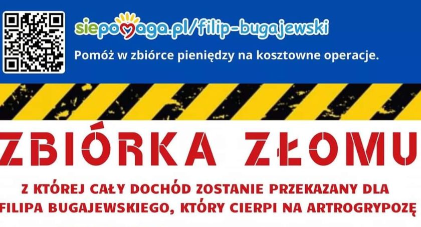 Oddaj złom i pomóż Filipowi z Ciechanowa