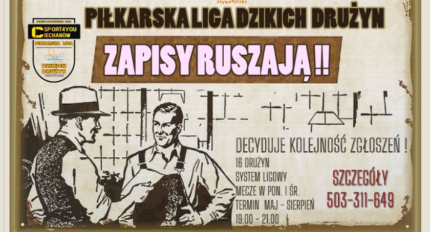 Dzikie Drużyny powracają na ciechanowskie boiska