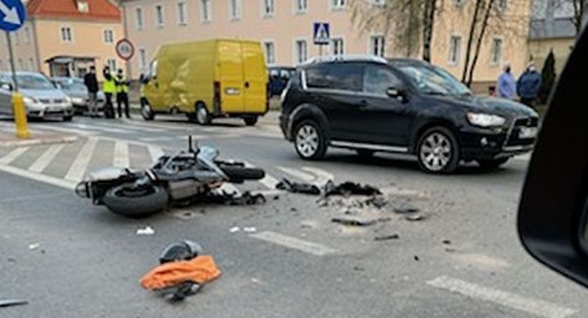Z ostatniej chwili: Wypadek na ul. 17 Stycznia w Ciechanowie
