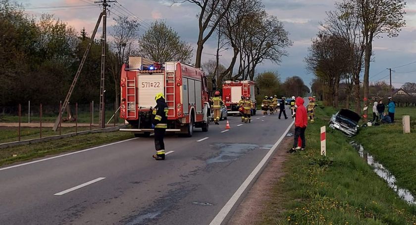 Młody kierowca spowodował wypadek. Nie ma prawa jazdy