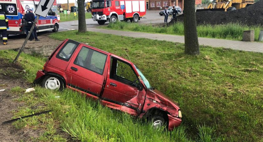 Zderzenie Tico z ciężarówką w powiecie ciechanowskim [zdjęcia]