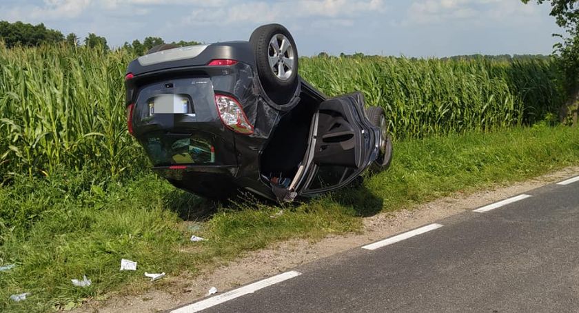 Kobieta z dzieckiem ranni w wypadku [zdjęcia]