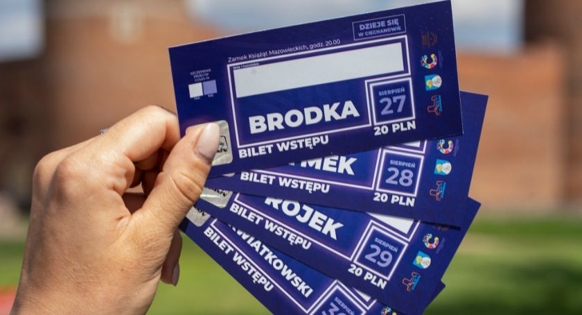 Zmiana terminu sprzedaży biletów na koncerty w Ciechanowie. Konieczny certyfikat o zaszczepieniu przeciw covid-19