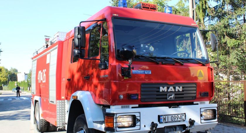 Zagrożenie wybuchem w strażnicy pod Ciechanowem
