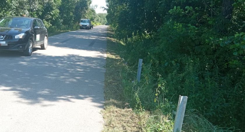 Złodzieje na drodze w powiecie ciechanowskim [zdjęcia]