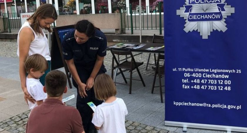 Policyjna akcja na deptaku w Ciechanowie [zdjęcia]