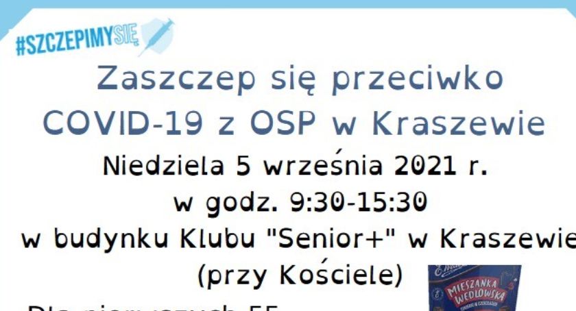 Zaszczep się w Kraszewie. OSP zaprasza 