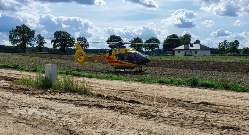 Poważny wypadek przy pracy. Mężczyzna stracił rękę