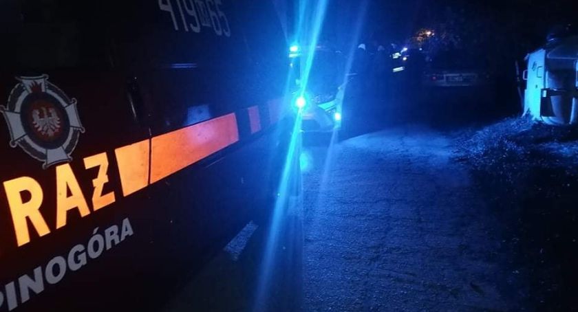 Wieczorna akcja ratowników w Opinogórze 
