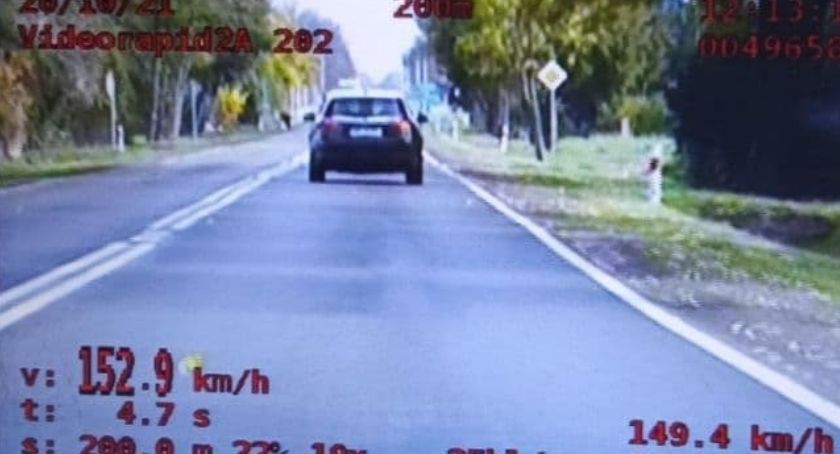Pędził przez teren zabudowany. Przekroczył dopuszczalną prędkość o ponad 100 km/h