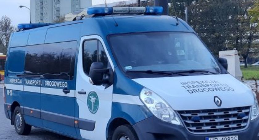 Inspektorzy zatrzymali na pętli miejskiej kierowcę dostawczaka i przekazali policji