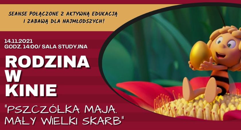 Rodzina w ciechanowskim kinie