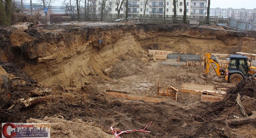 Bomba na placu budowy osiedla w centrum Ciechanowa