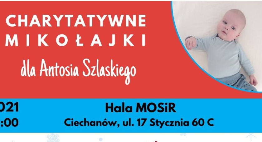 W Ciechanowie odbędą się charytatywne mikołajki dla Antosia