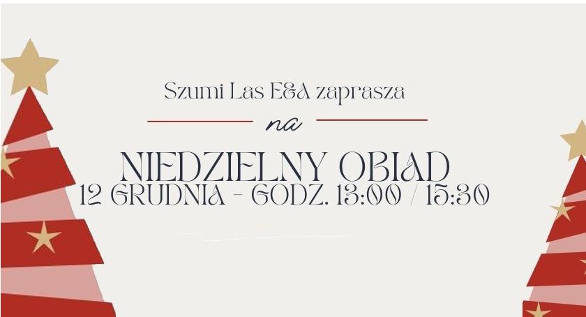 Szumi Las zaprasza na niedzielny obiad 