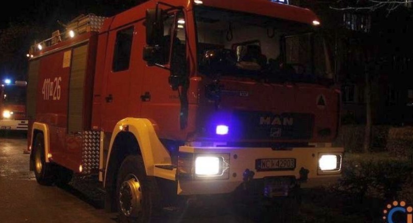Pożar w mieszkaniu na terenie Ciechanowa