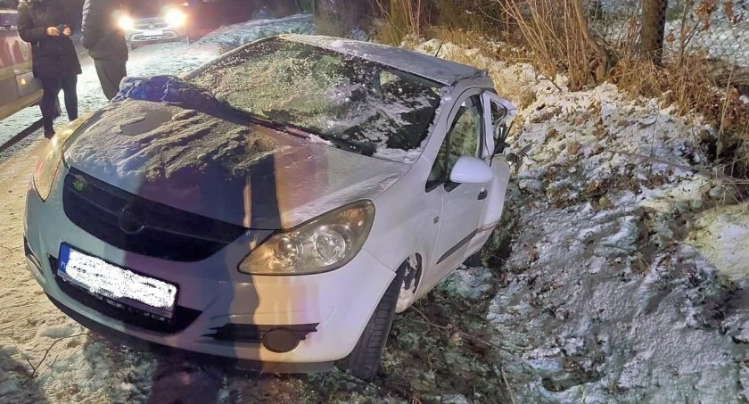 Opel uderzył w drzewo. Podróżowało nim pięć młodych osób [zdjęcia]