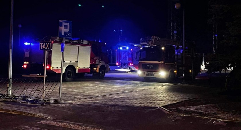 Nocny alarm bombowy w szpitalu u sąsiadów