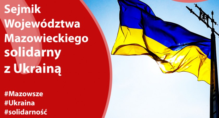 Mazowsze solidarne z Ukrainą
