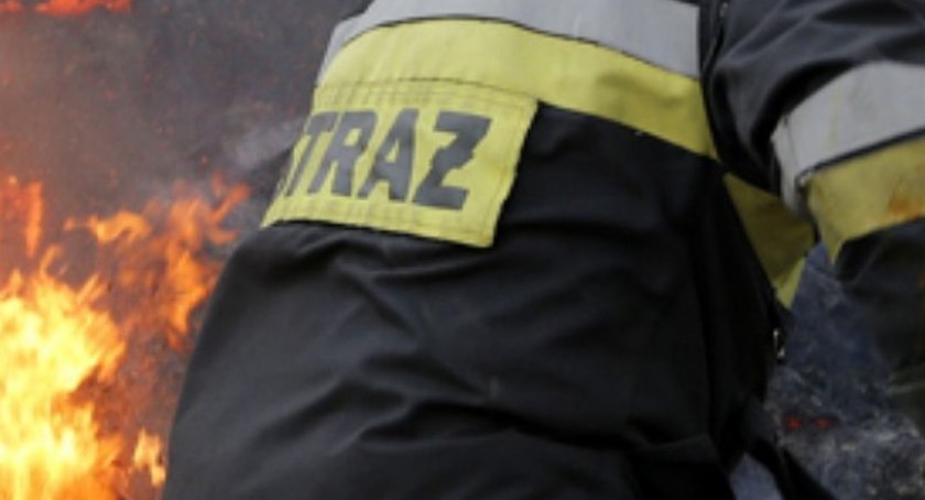 W zagajniku płonęły opony i folia