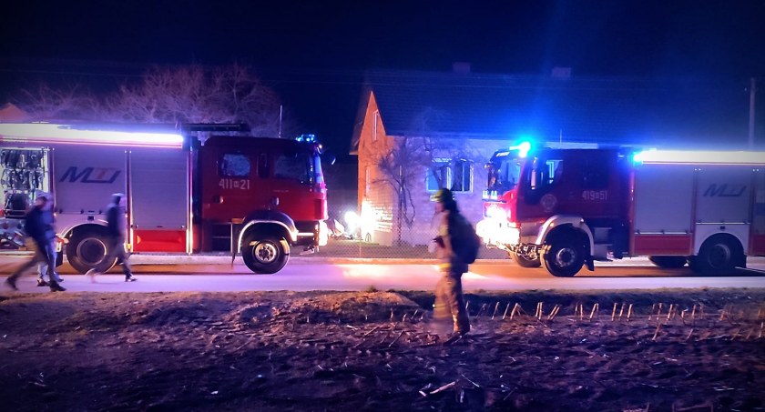 Pożar w domu pod Ojrzeniem