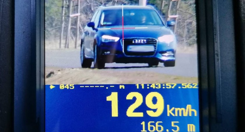 Ciechanowianin pędził w Mławie prawie 130 km/h