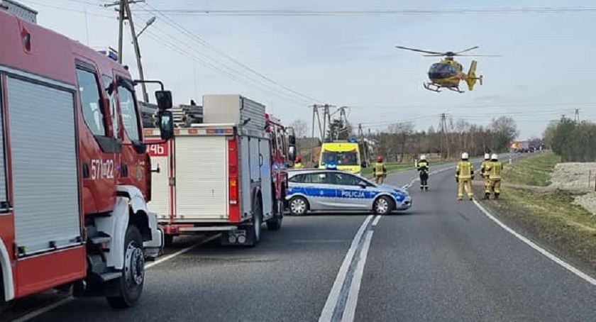 Poszkodowana w wypadku kobieta zmarła w szpitalu