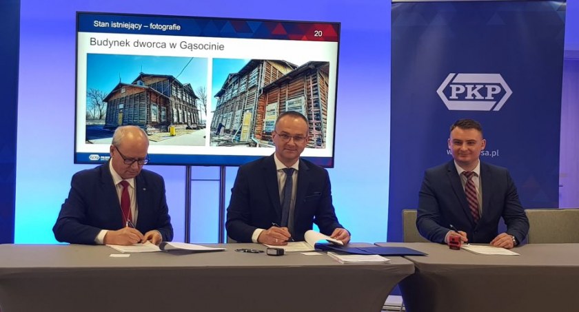 Dworzec kolejowy w Gąsocinie otrzyma drugie życie