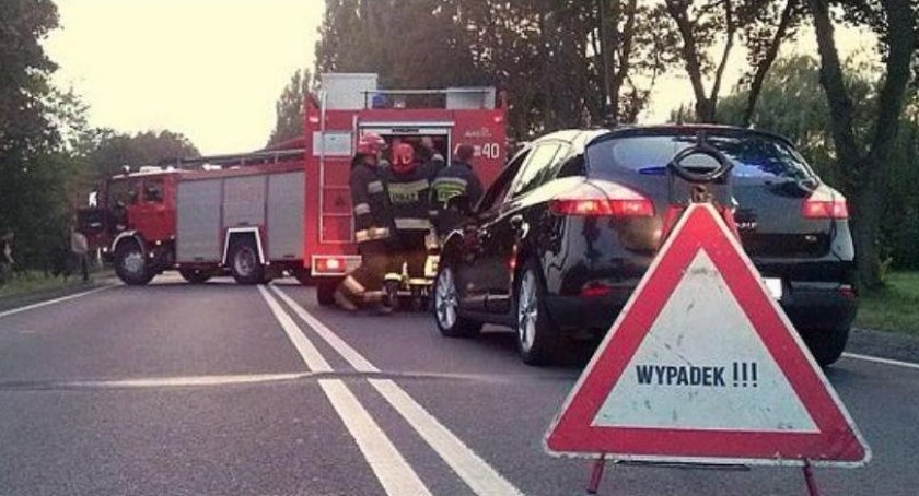 Zderzenie pojazdów na drodze Ciechanów-Przasnysz