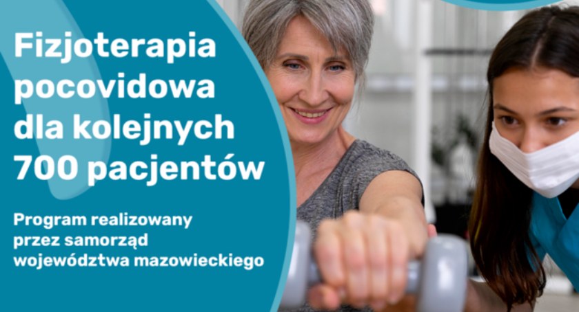 Kolejnych 700 osób skorzysta na Mazowszu z bezpłatnej fizjoterapii pocovidowej