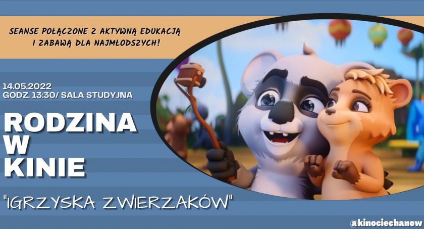 Rodzina w kinie - seans filmowy i warsztaty edukacyjne dla dzieci