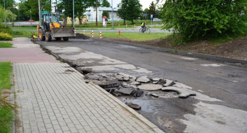 W Ciechanowie ruszył remont drogi. Będą utrudnienia w ruchu