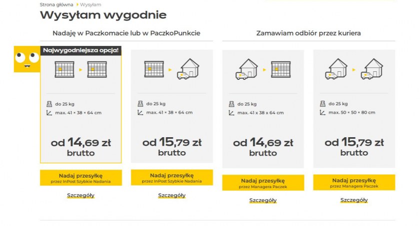 Wysyłanie paczek nie było prostsze