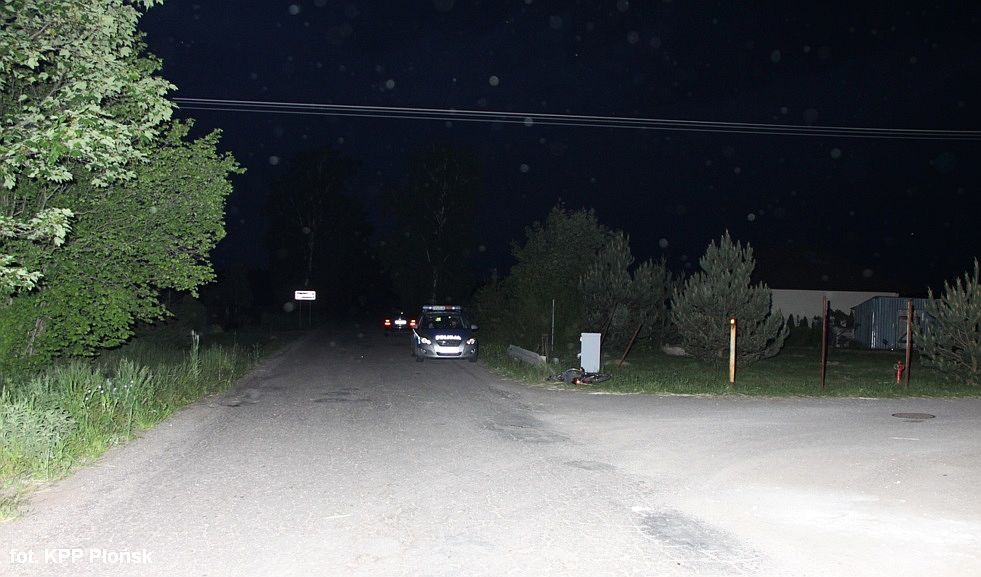 9-latka uderzyła rowerem w Opla