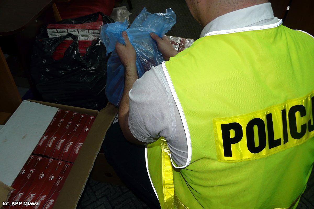 Nielegalne papierosy w rękach policji. Są warte ponad 26 tysięcy złotych