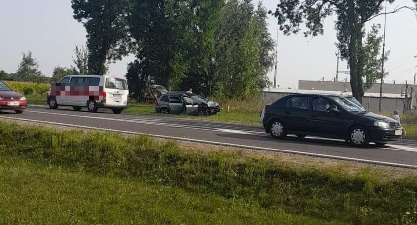 Cztery osoby poszkodowane w wypadku