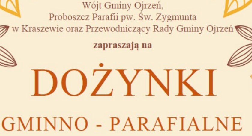 Dożynki w gminie Ojrzeń