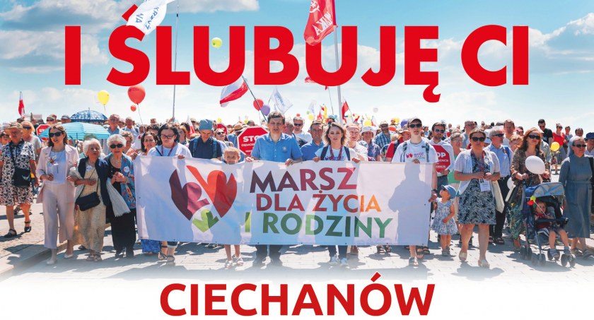 Marsz Dla Życia i Rodziny przejdzie ulicami Ciechanowa