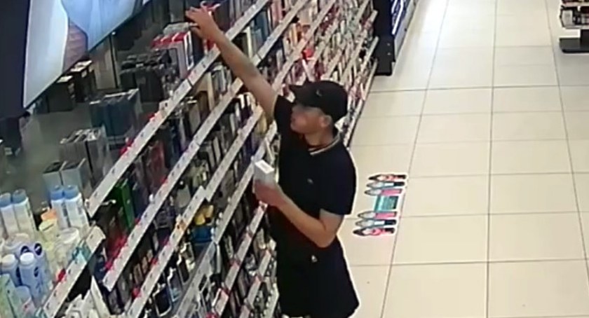 Złodziej poszukiwany przez policję [zdjęcia]