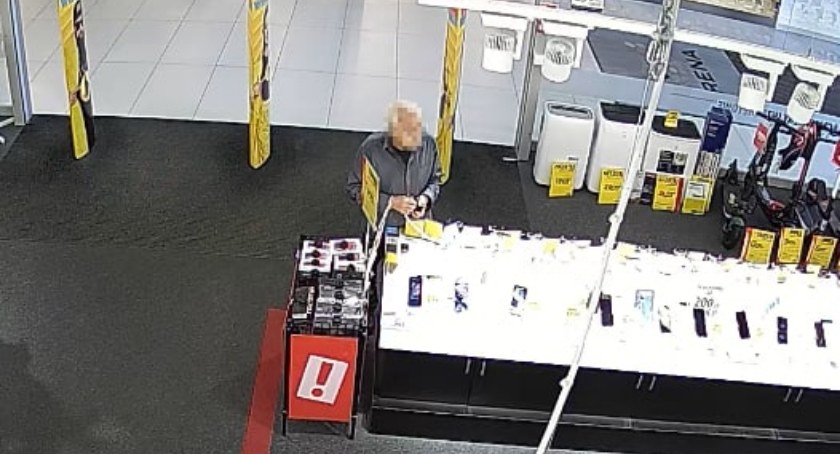 72-latek ukradł w sklepie telefon. Wpadł na gorącym uczynku