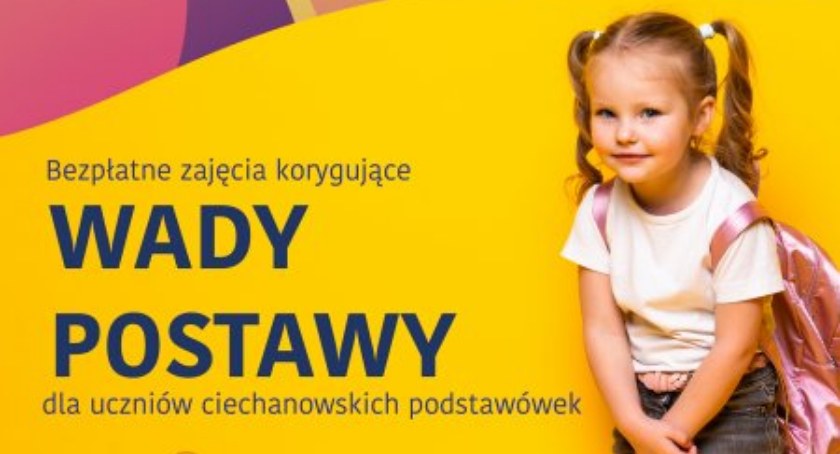Bezpłatne zajęcia korygujące wady postawy dla uczniów z Ciechanowa