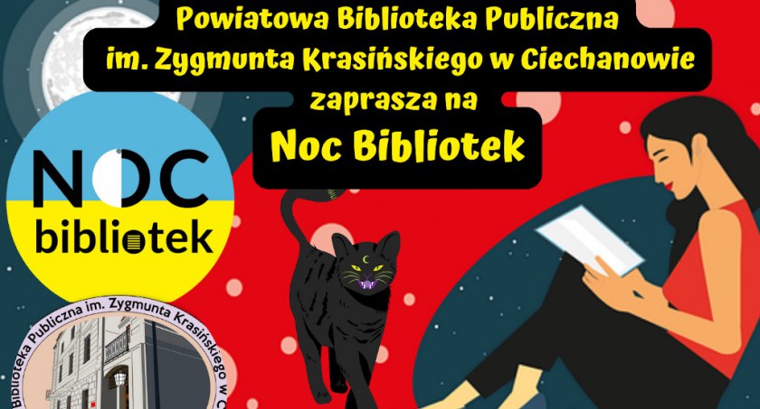 PBP w Ciechanowie zaprasza na Noc Bibliotek