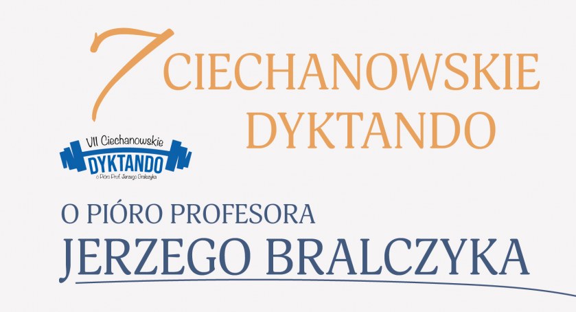 Ciechanowianie po raz siódmy napiszą dyktando. Ruszyły zapisy