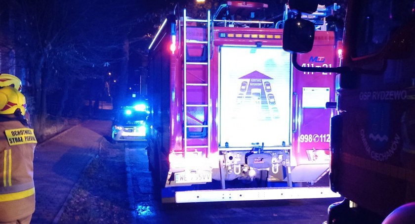 Kolejna akcja strażaków na osiedlu Bloki