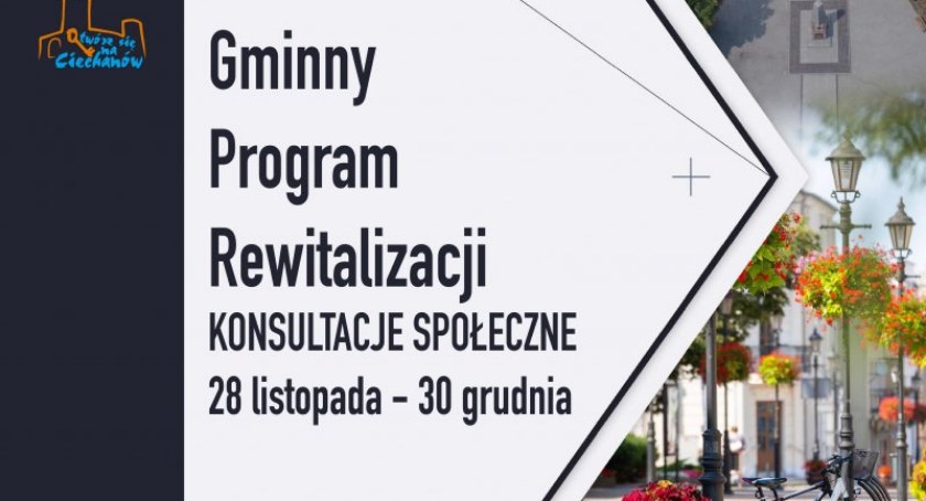 W Ciechanowie odbędą się konsultacje projektu Gminnego Programu Rewitalizacji