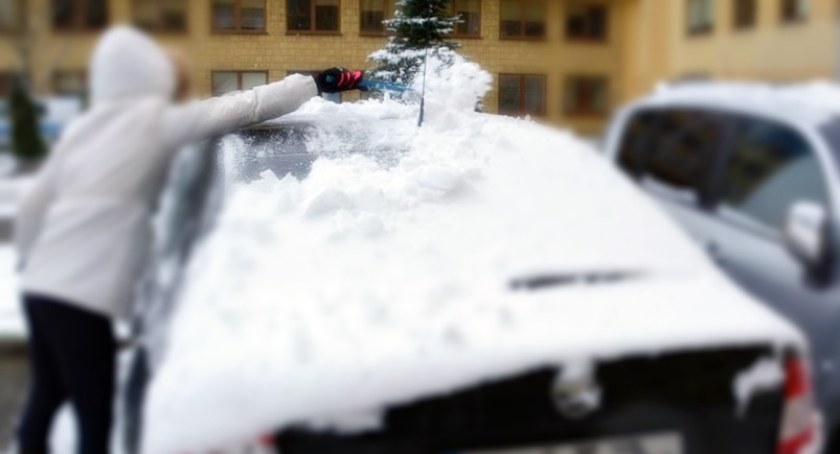 Jaki mandat za nieodśnieżone auto?