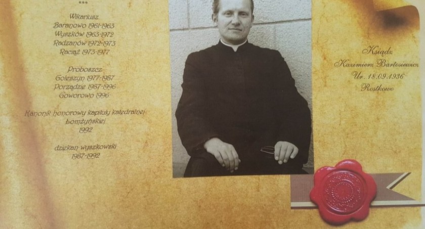 Zmarł duchowny pochodzący z Rostkowa (przasnyski)
